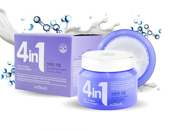 Collagen Moisture Cream 4 in 1 Dr. Cellio 70ml